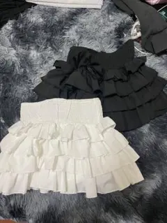 SHEIN ミニスカート フリルスカート