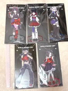 海外限定 中国 ガールズバンドクライ 小悪魔 アクリルスタンド 5点