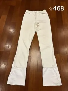 ブラックフレアデニム swag スタッズ ギミック ロングレングス Y2K 黒 