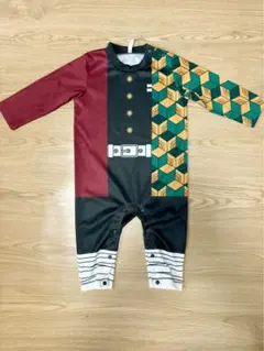 新品同様　鬼滅の刃　冨岡義勇　ベビー80コスプレ