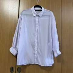 INGNI 薄紫 ボタン付きシャツ 五分丈