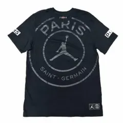 NIKE JORDAN × PSGパリ サンジェルマン 半袖Tシャツ黒 M