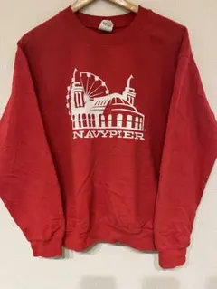 古着　パーカー　アメカジ　赤　レッド