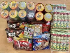 お菓子まとめ売り　チップスター　うまい棒　チョコレート菓子　キャラパキのサムネイル