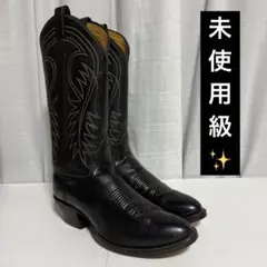 ⭐️未使用級⭐️　トニーラマ　ウエスタンブーツ　ロングブーツ　刺繍　ブラック