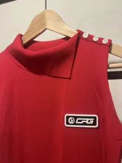 GW特別価格【美品】CFG レッド スリーブレスワンピースとバイザーのセット
