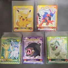 ポケモン 丸美屋 コレクションシール 5枚セット