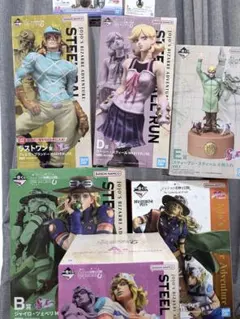 一番くじジョジョの奇妙な冒険 STEEL BALL RUNフィギュアコンプ未開封