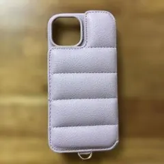 ラベンダー フラップ式 iPhone14ケース