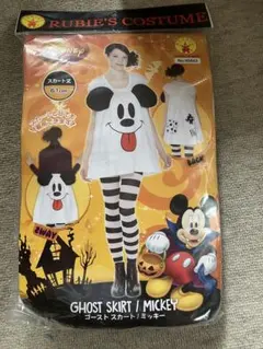ミッキーマウス ゴーストスカート ハロウィン ワンピース 着丈61cm