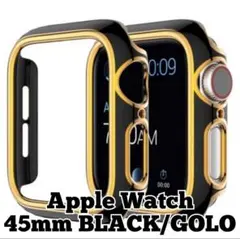 Apple Watchケース45mm Series7/8/9BLACK/GOLD