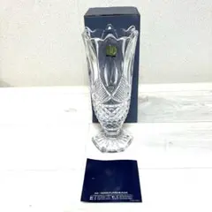 未使用品　HOYA ホヤ　クリスタル　花瓶　一輪挿し　レトロ