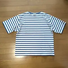 ORCIVAL オーシバル★ボーダーカットソー サイズ3 Tシャツ半袖青白ブルー