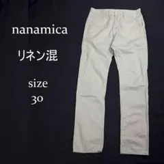 新品 サイズ30（Mサイズ位）ナナミカ 日本製 チノショートパンツ