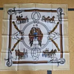 最終値下げ Hermes Voyage au Niger スカーフ - メルカリ