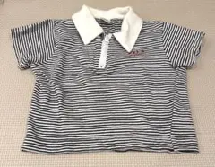 ボーダー　ポロシャツ　100㎝　半袖　キッズ　男の子　女の子