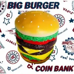 ビッグ ハンバーガー バーガー 貯金箱 アメリカン 雑貨 インテリア 小物