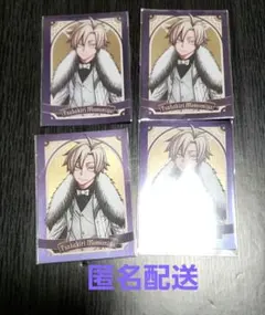 桃源暗鬼×gratte メタリックトレーディングイラストカード 桃宮唾切4枚