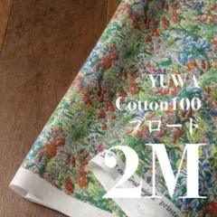 Yb12-2◆2M◆YUWA◆綿100ブロード生地◆