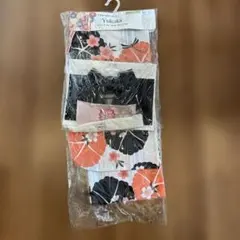花柄浴衣3点セット 140cm