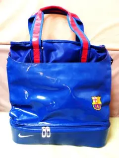 未使用 NIKE FC BARCELONA エナメル スポーツバッグ 企画正規品のサムネイル