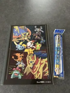 新品★ 포켓몬 5mm方眼ノート＆かきかたえんぴつセット