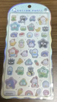 【正規品】コットンパフィーシール　サンリオ　はぴだんぶい