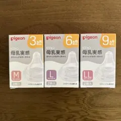 【新品未使用】ピジョン 哺乳瓶用乳首 3ヶ月 6ヶ月 9ヶ月　各2個入り