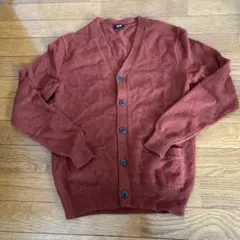 ユニクロ プレミアムラムVネックカーディガン S