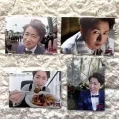 嵐 5×20 大野智 写真4枚＋3ショット＋東京限定チャーム 6点 美品