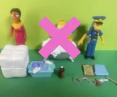 ザ・シンプソンズ リサ・シンプソンとホーマーフィギュア ブルバック
