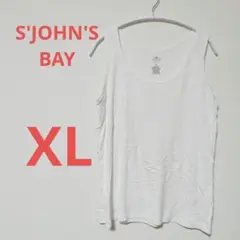S'JOHN'S BAY ホワイト タンクトップ XL