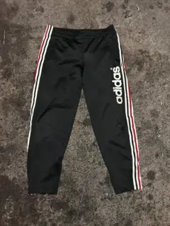 90sデサント製adidasトラックパンツXL黒 古着