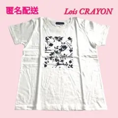 ティーシャツ　Tシャツ　半袖　ロイスクレヨン　花柄プリント　ホワイト　白　未使用のサムネイル