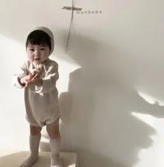 ※ラスト1点　monbebe ワッフルロンパース