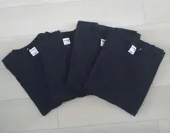 【新品4枚セット】黒色無地Tシャツ♡Ｍサイズ