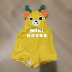 Miki House ベビー水着 クマの顔プリント
