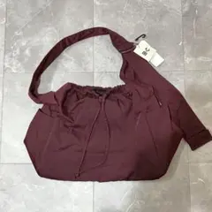 ❇*す様 新品 UNIQLO ソフトパフィーショルダーバッグ ワイン