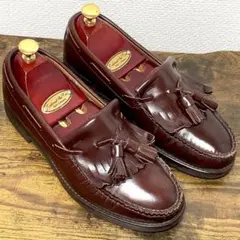 REGAL リーガル GEOX タッセルローファー 23.5 バーガンディ 革靴