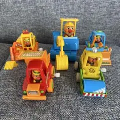 アンパンマン はたらくくるま　トラックおもちゃ 5個セット