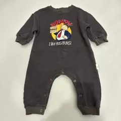 裏起毛ロンパース 80