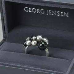 磨き済/美品 ジョージジェンセン ムーンライトグレープ リング 925 14号のサムネイル