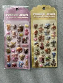 Pukkuri Jewel モンスターキャラクターシール