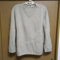 ユニクロU　プレミアムラムリブVネックセーター　xxl