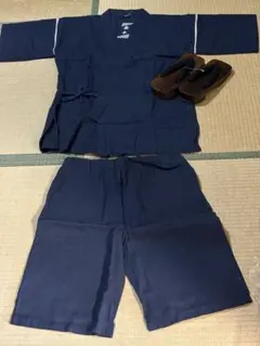 甚平上下セット 3L 草履付き