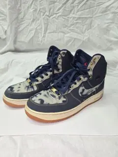 希少 Air Force 1 High デニム WEB発注品 NIKEid - メルカリ