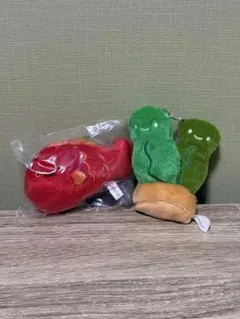 にっこりーノ 海鮮のぬいぐるみ 2点セット