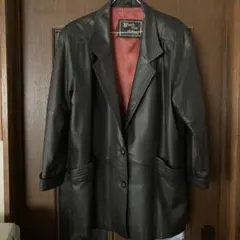 ☆ヴィンテージ☆ superbmoda本革 レザー ジャケット コート オーバ－