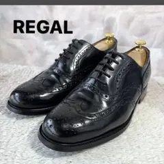 REGAL リーガル ウイングチップ メダリオン ビジネスシューズ 25EEE