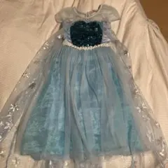 プリンセスドレス　アナ雪エルサ風120 キッズ　コスプレ